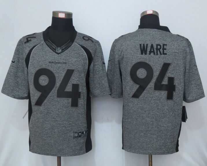 Nike Limited Denver Broncos #94 Ware Gray Men's Stitched Gridiron Stitched Jersey,We sell and wholesale Nike Limited Denver Broncos #94 Ware Gray Men's Stitched Gridiron Stitched Jersey on line form chian!